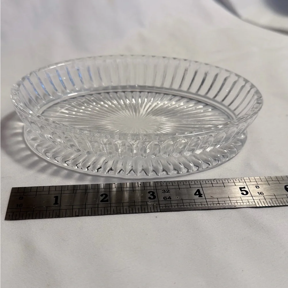 Elegant Clear Glass Vanity Tray